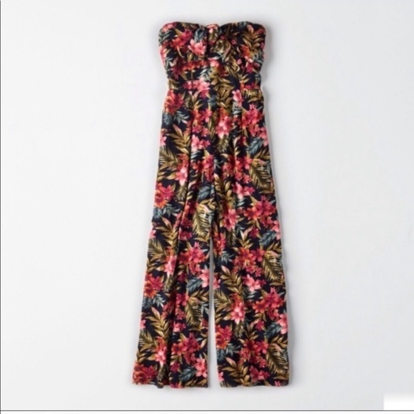 American Eagle Floral Jumpsuit - Picture 3 of 10